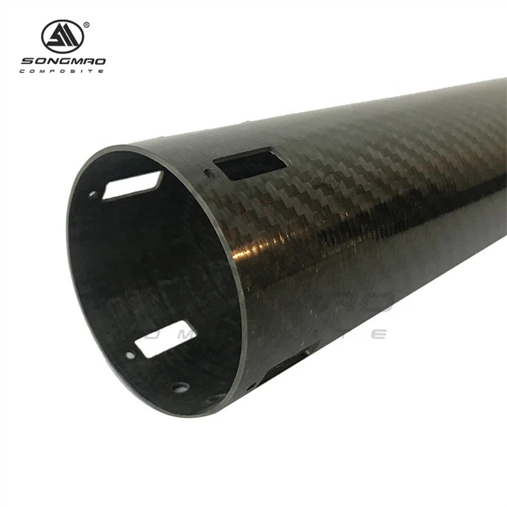 CNC Cutting Carbon Fiber Pipe